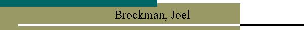 Brockman, Joel