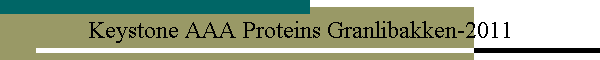Keystone AAA Proteins Granlibakken-2011